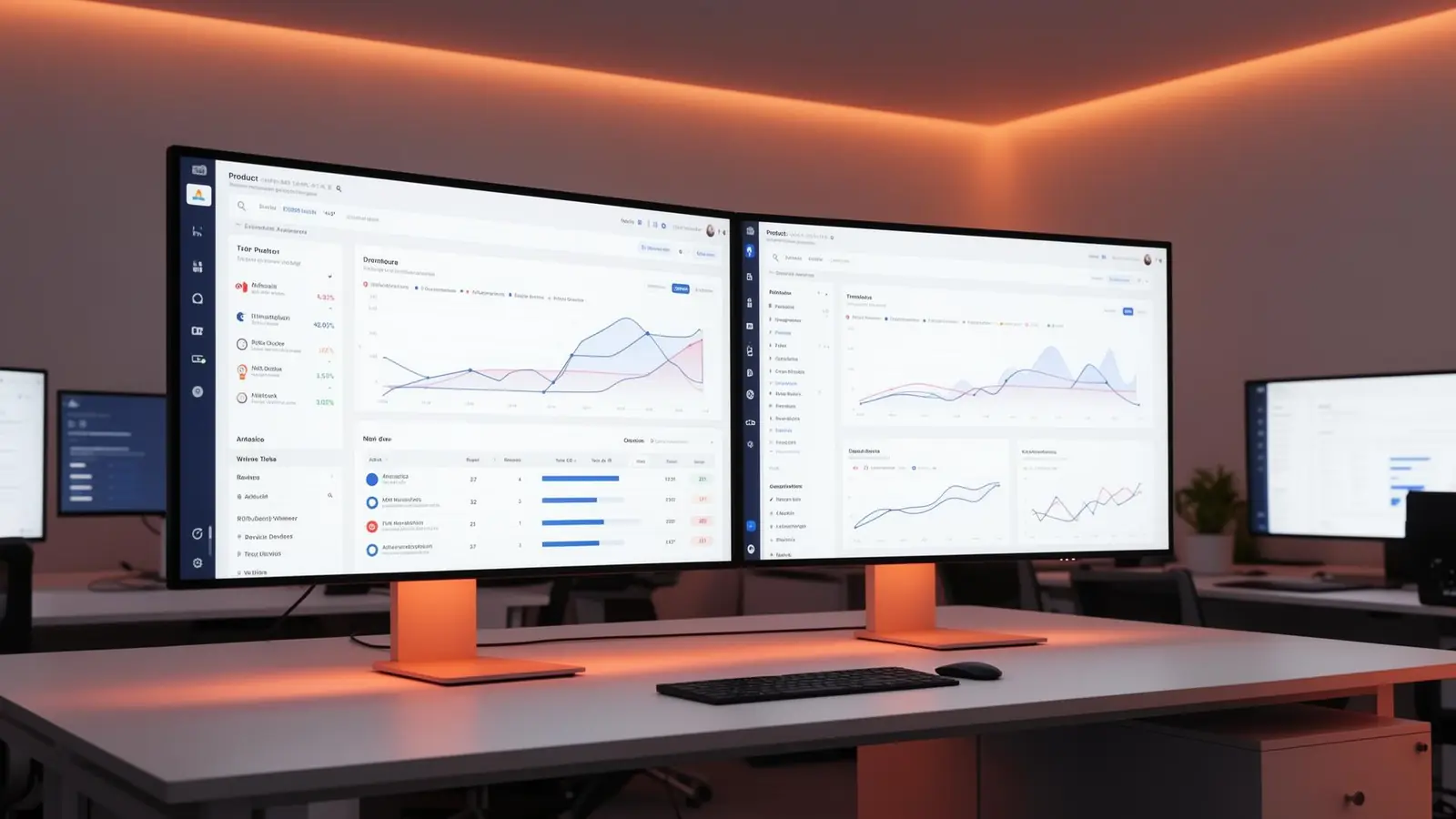 Premium product dashboard interface