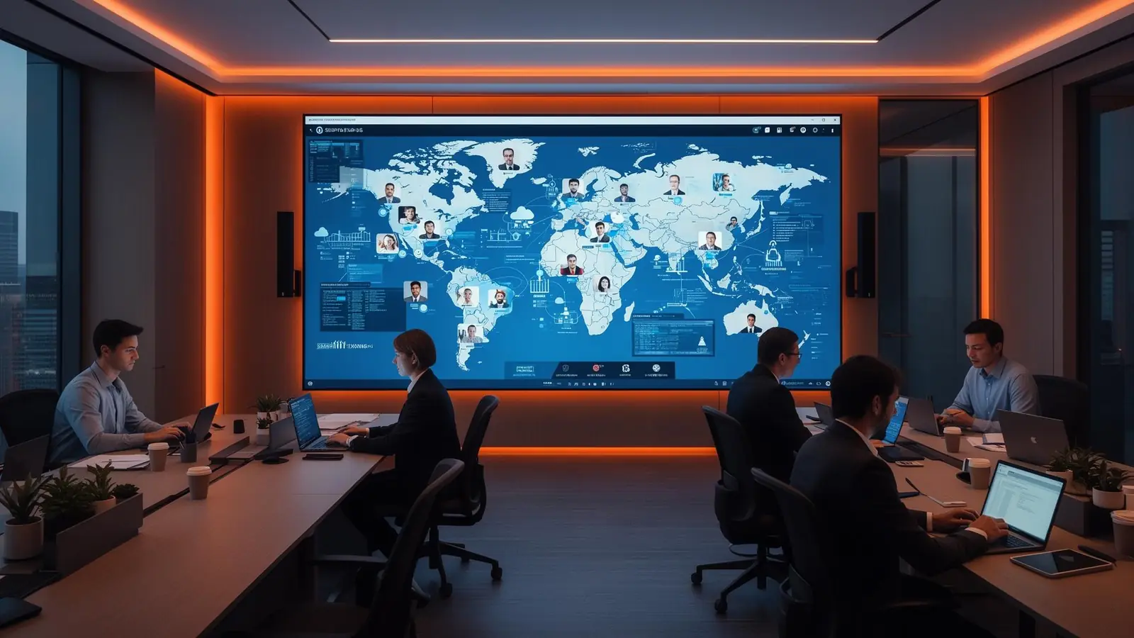 Global collaboration and delivery workspace
