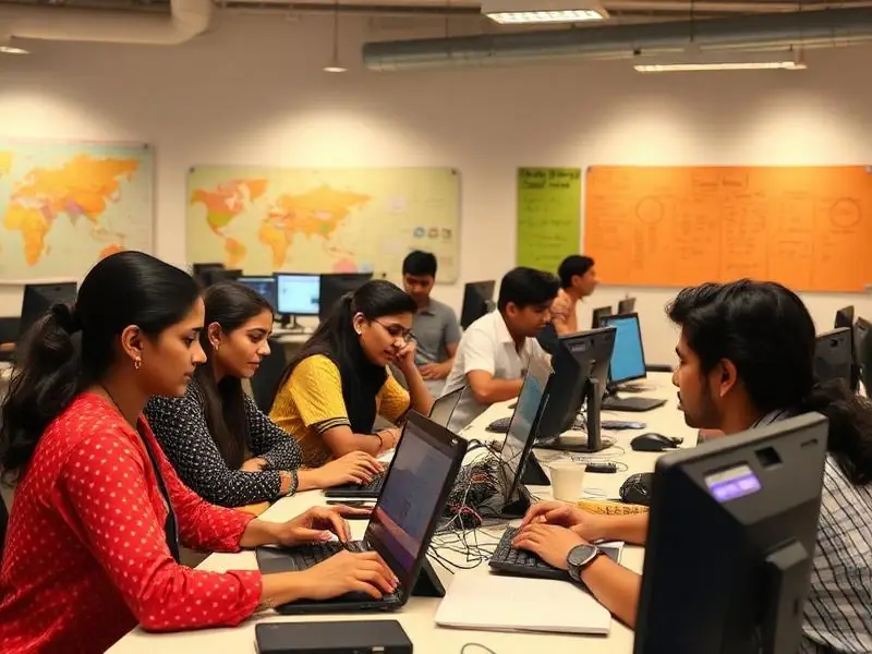 One-on-one mentorship during the offline internship in Salem